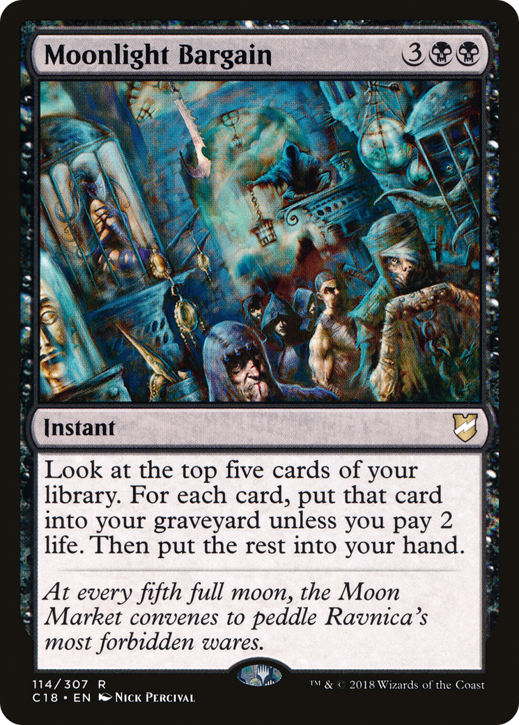 Magic: The Gathering - Moonlight Bargain - Commander 2018