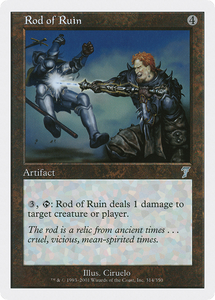 Magic: The Gathering - Rod of Ruin - Seventh Edition