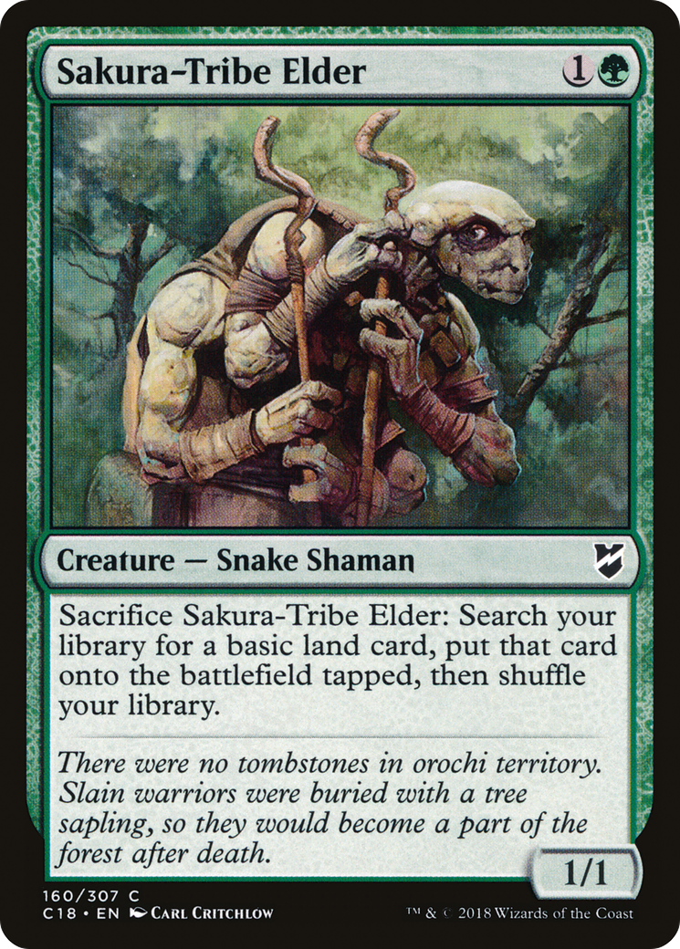 Magic: The Gathering - Sakura-Tribe Elder - Commander 2018