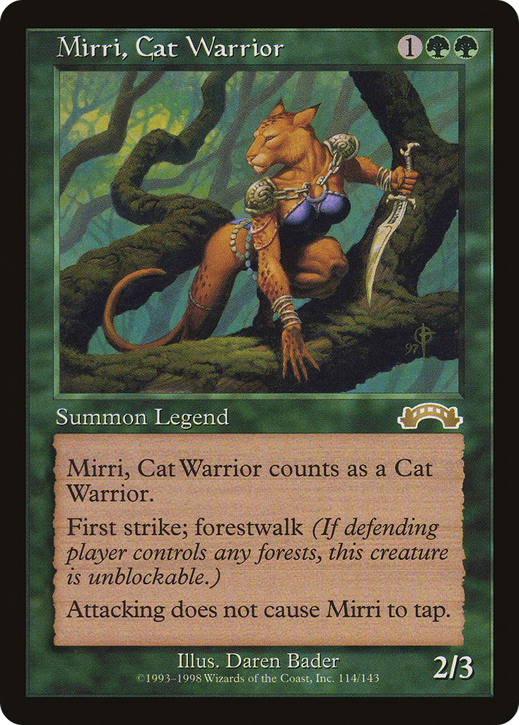 Magic: The Gathering - Mirri, Cat Warrior - Exodus