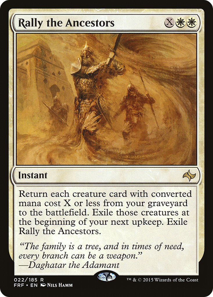 Magic: The Gathering - Rally the Ancestors - Fate Reforged