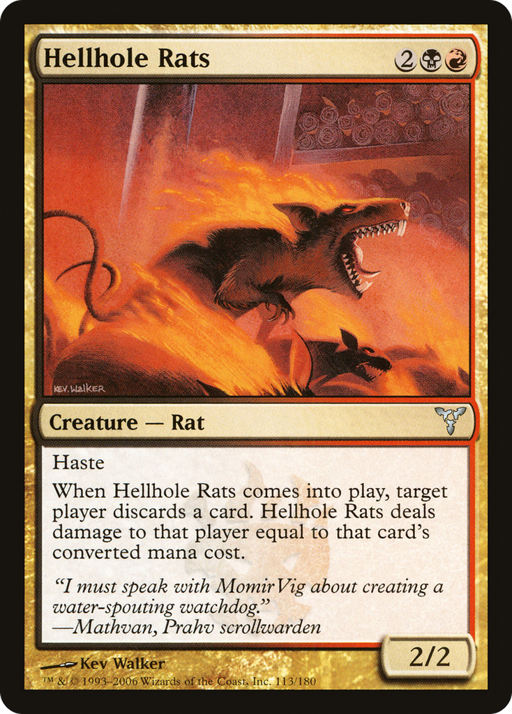 Magic: The Gathering - Hellhole Rats - Dissension
