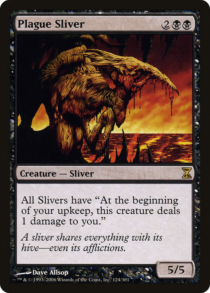 Magic: The Gathering - Plague Sliver - Time Spiral