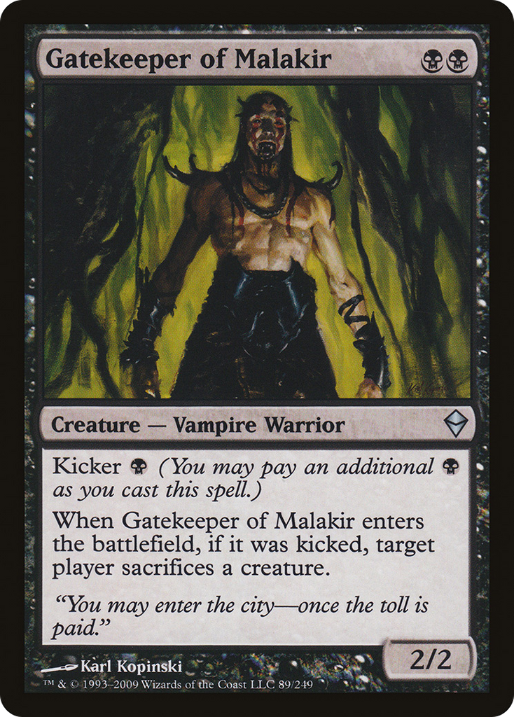 Magic: The Gathering - Gatekeeper of Malakir - Zendikar