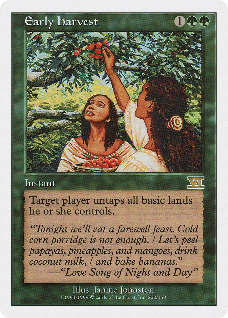 Magic: The Gathering - Early Harvest - Classic Sixth Edition