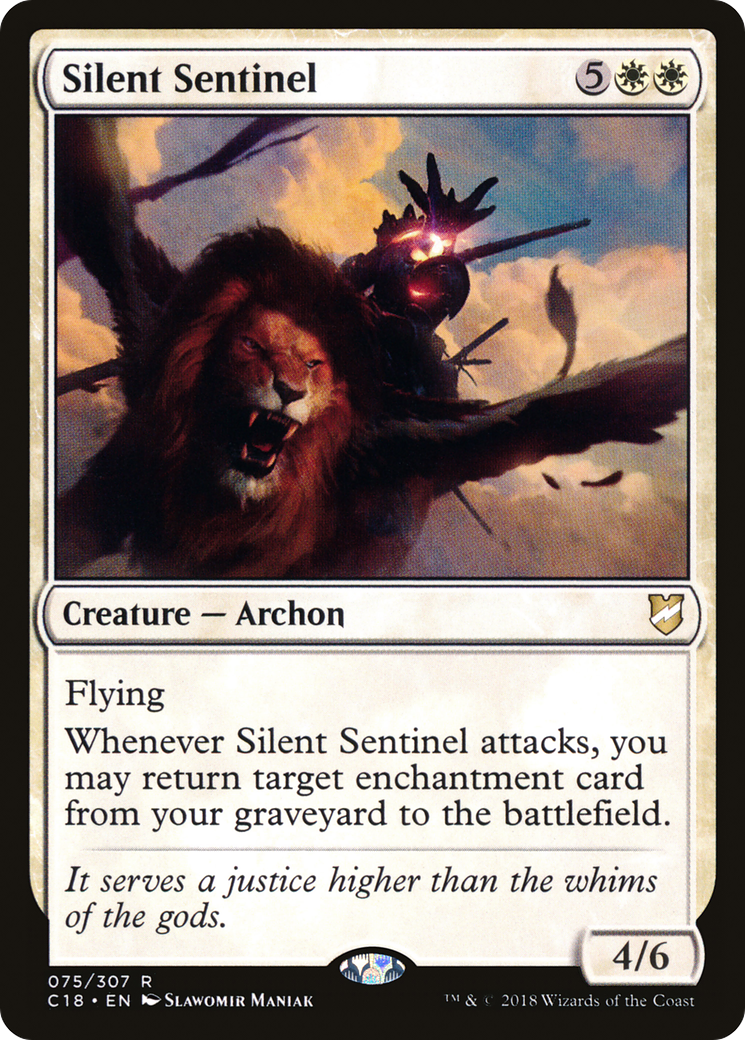 Magic: The Gathering - Silent Sentinel - Commander 2018