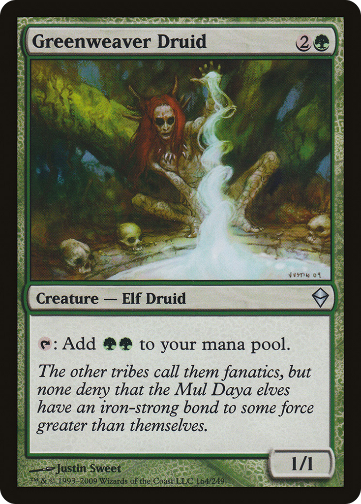 Magic: The Gathering - Greenweaver Druid - Zendikar