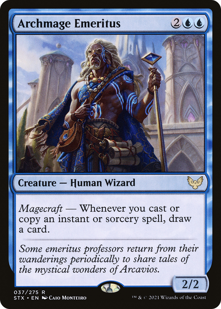 Magic: The Gathering - Archmage Emeritus - Strixhaven: School of Mages