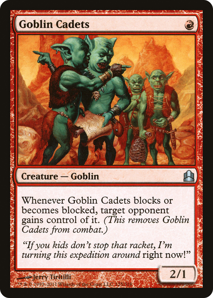 Magic: The Gathering - Goblin Cadets - Commander 2011