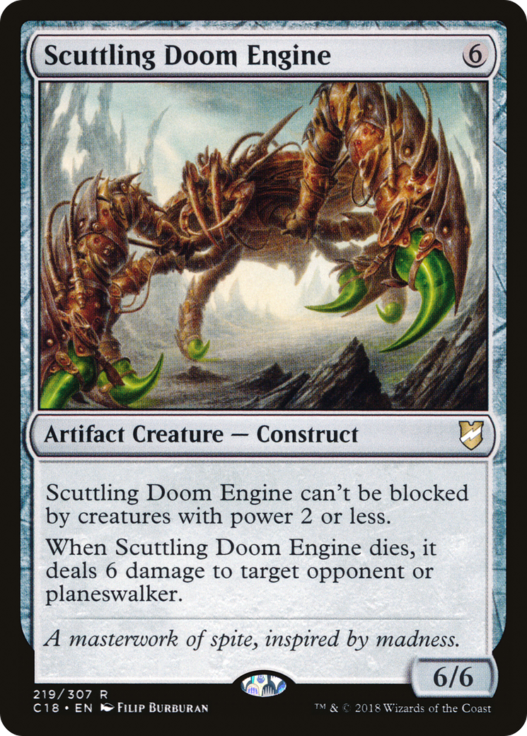 Magic: The Gathering - Scuttling Doom Engine - Commander 2018