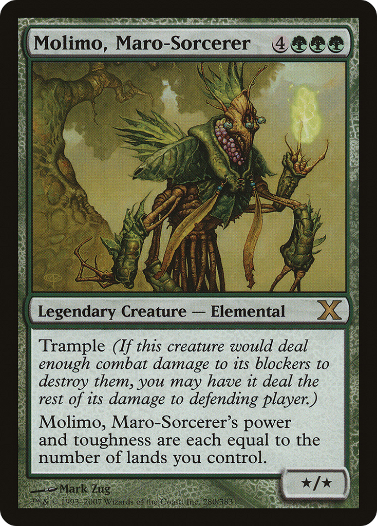 Magic: The Gathering - Molimo, Maro-Sorcerer - Tenth Edition