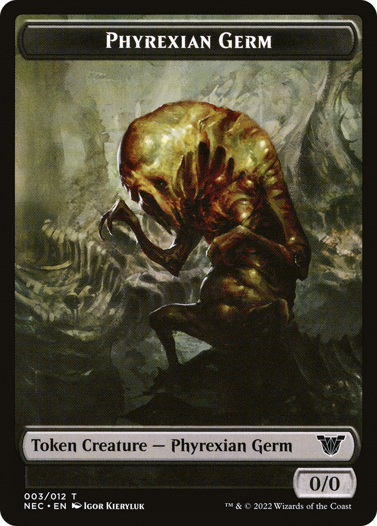 Magic: The Gathering - Phyrexian Germ Token - Neon Dynasty Commander Tokens