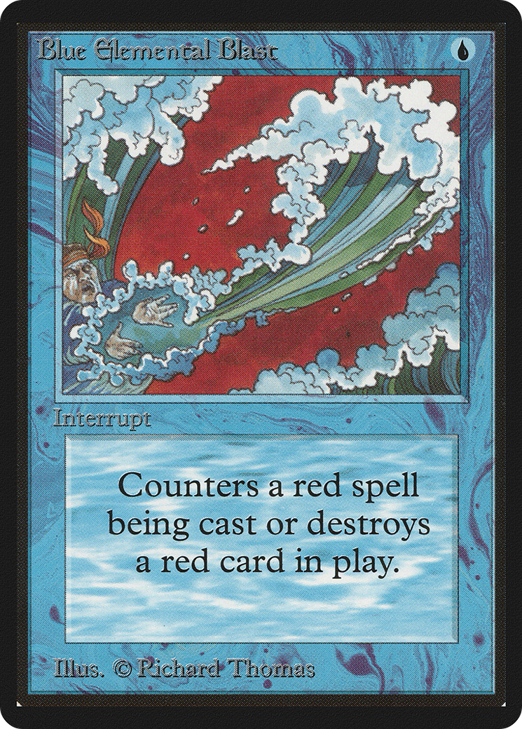 Magic: The Gathering - Blue Elemental Blast - Limited Edition Beta
