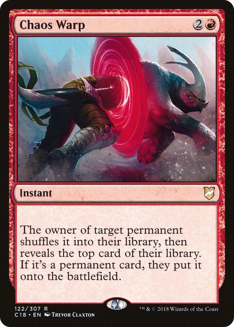 Magic: The Gathering - Chaos Warp - Commander 2018