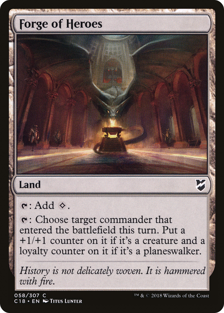 Magic: The Gathering - Forge of Heroes - Commander 2018