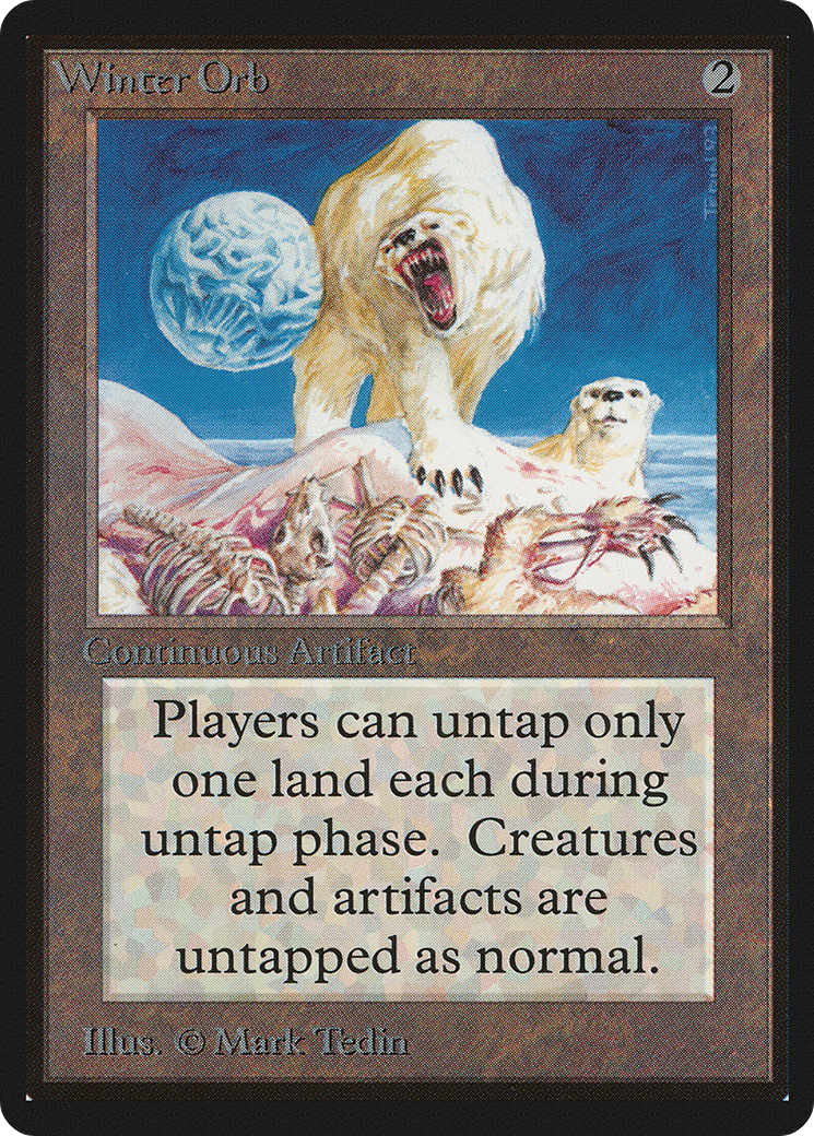 Magic: The Gathering - Winter Orb - Limited Edition Beta