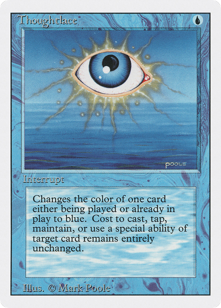 Magic: The Gathering - Thoughtlace - Revised Edition
