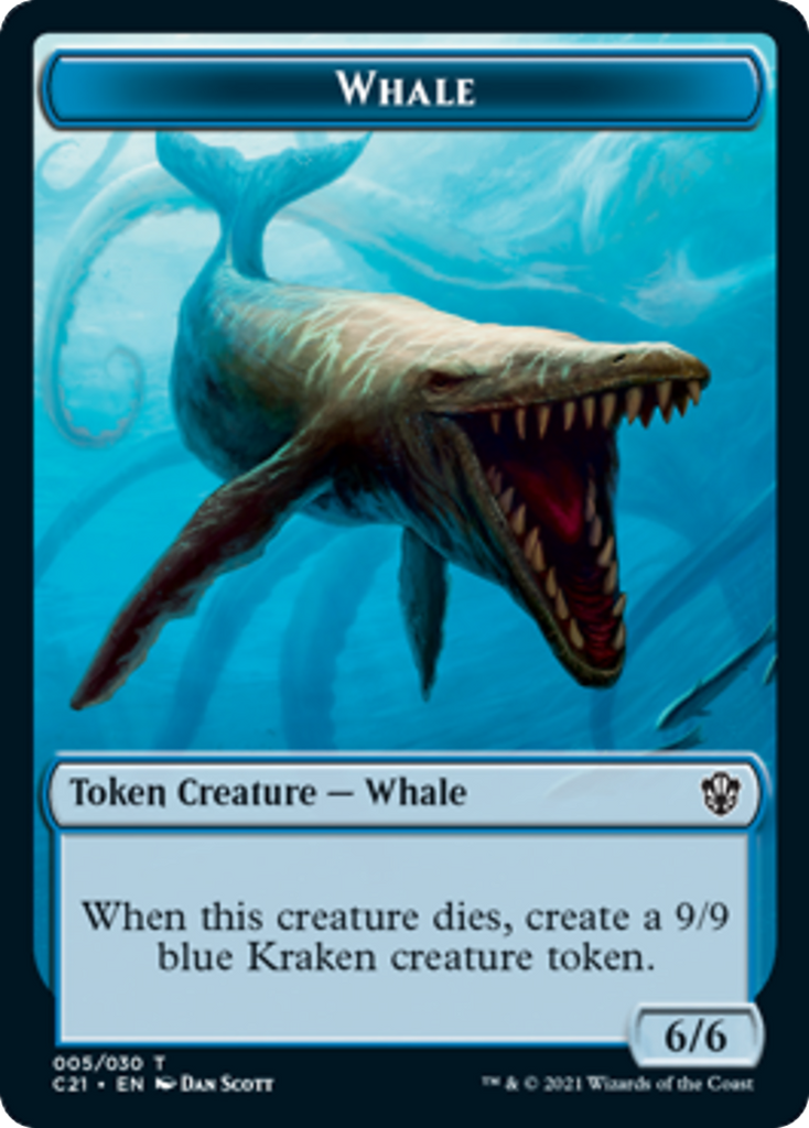 Magic: The Gathering - Whale Token - Commander 2021 Tokens