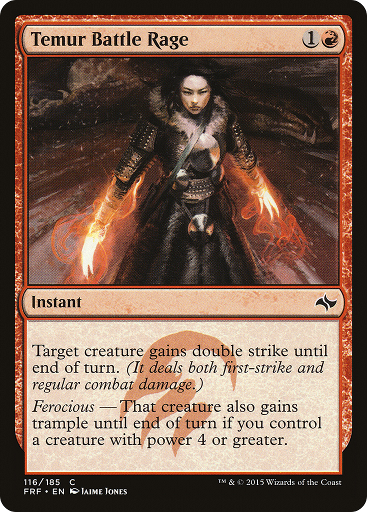 Magic: The Gathering - Temur Battle Rage - Fate Reforged