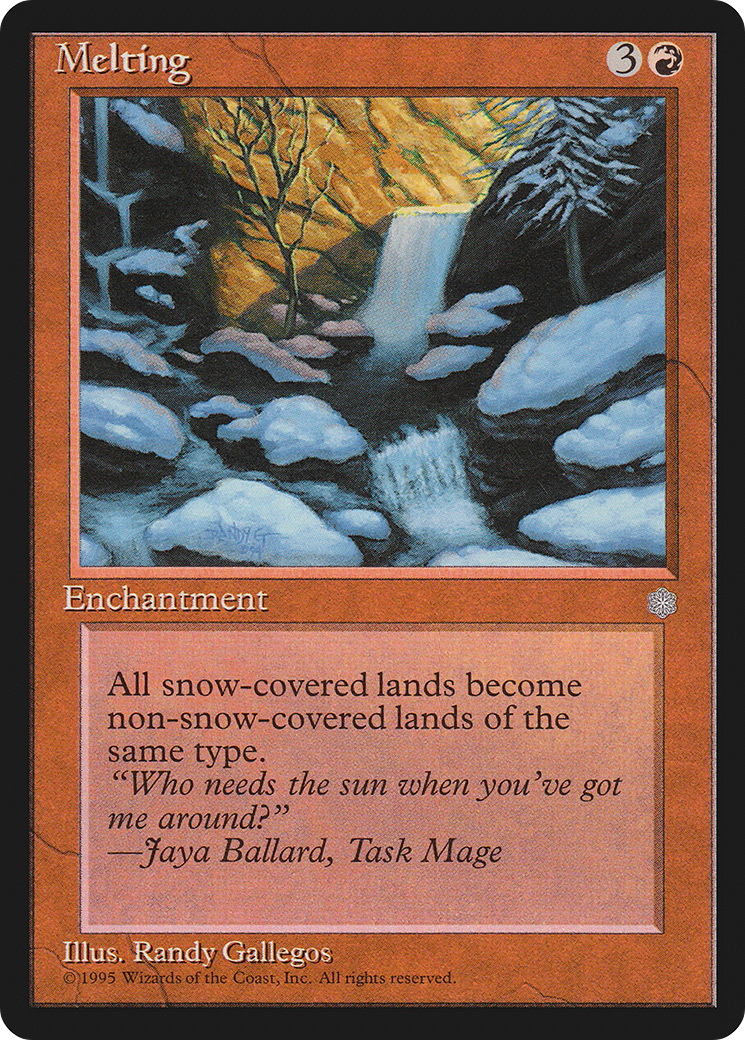 Magic: The Gathering - Melting - Ice Age