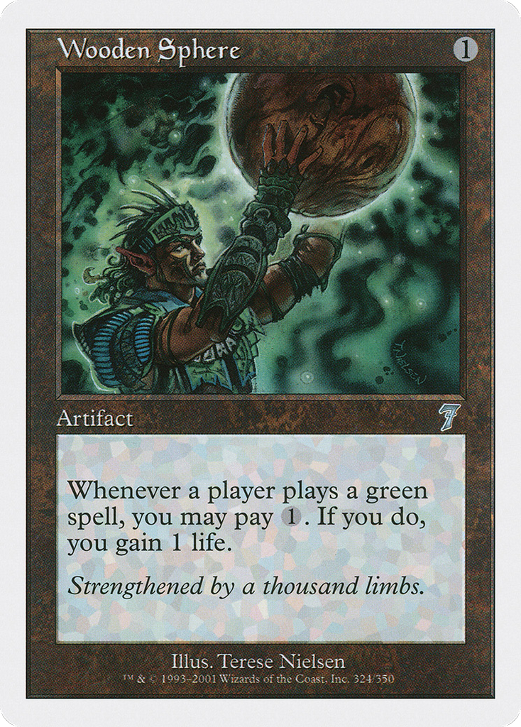 Magic: The Gathering - Wooden Sphere - Seventh Edition