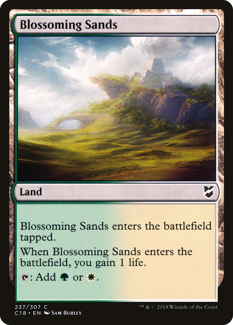 Magic: The Gathering - Blossoming Sands - Commander 2018