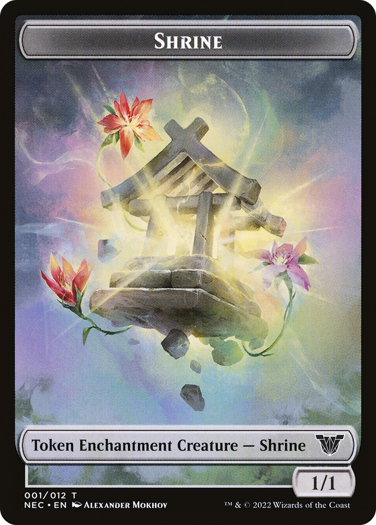Magic: The Gathering - Shrine Token - Neon Dynasty Commander Tokens