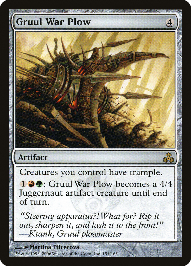 Magic: The Gathering - Gruul War Plow - Guildpact
