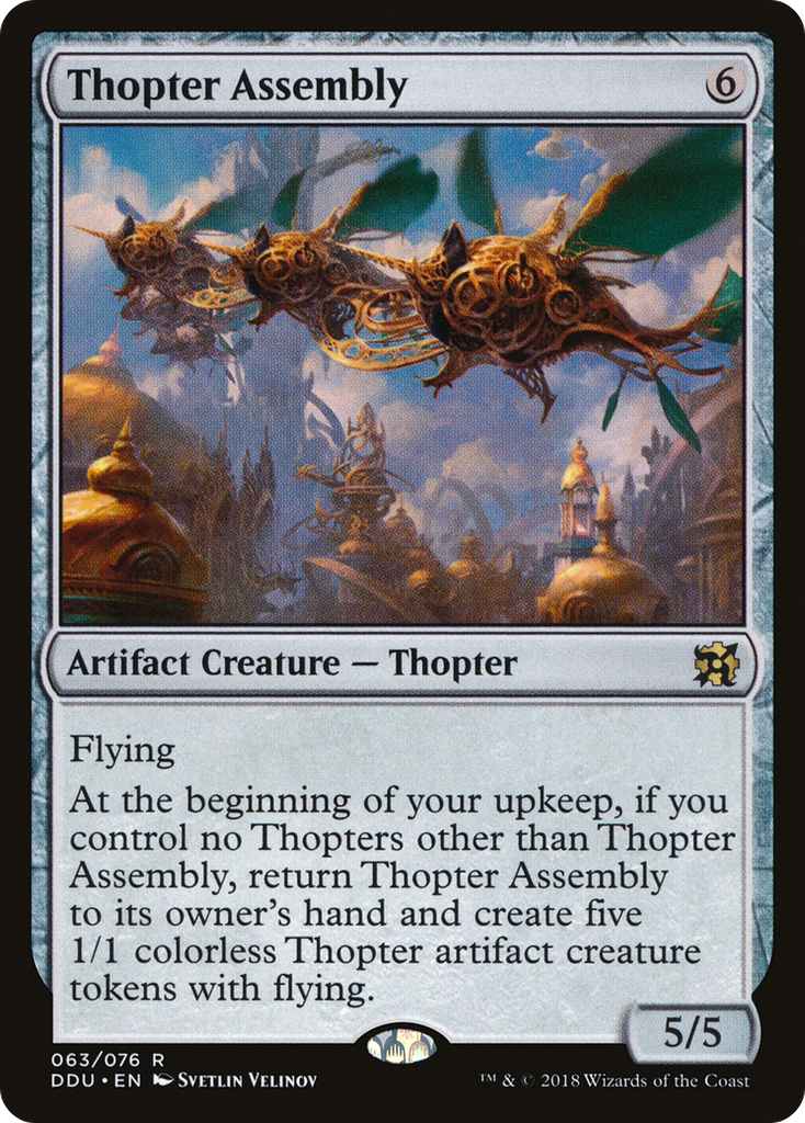 Magic: The Gathering - Thopter Assembly - Duel Decks: Elves vs. Inventors