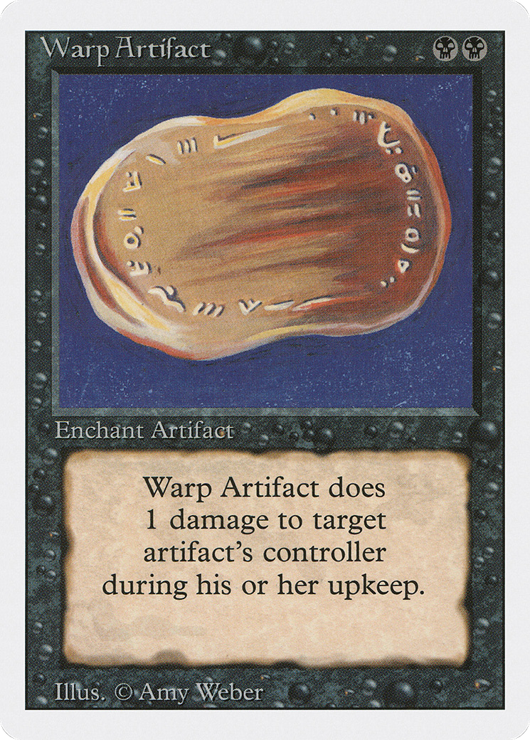 Magic: The Gathering - Warp Artifact - Revised Edition