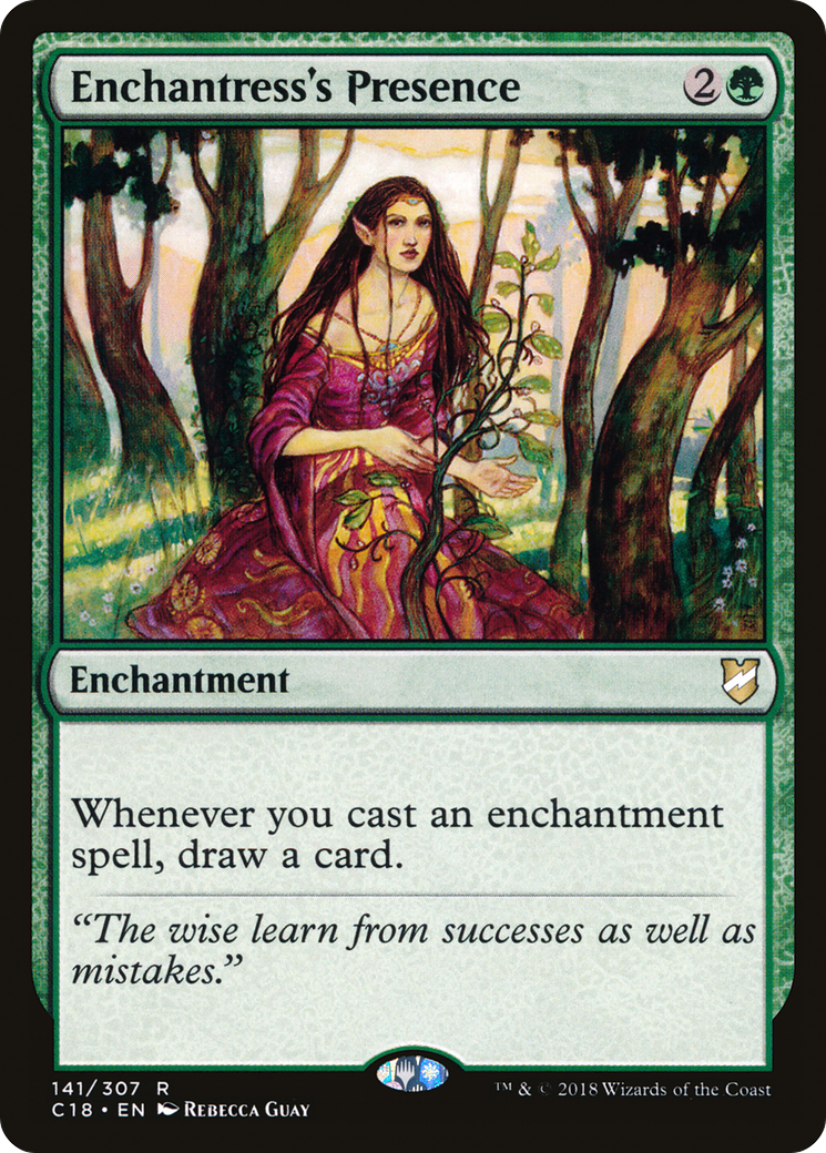Magic: The Gathering - Enchantress's Presence - Commander 2018