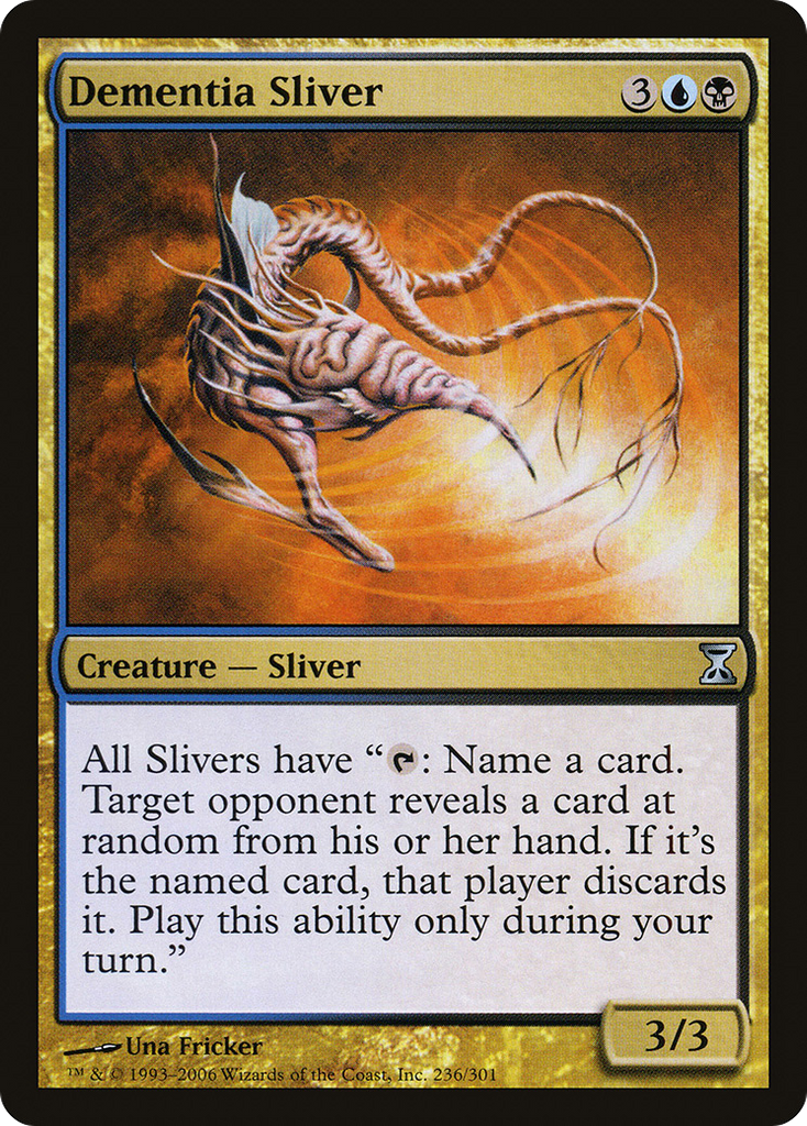 Magic: The Gathering - Dementia Sliver - Time Spiral