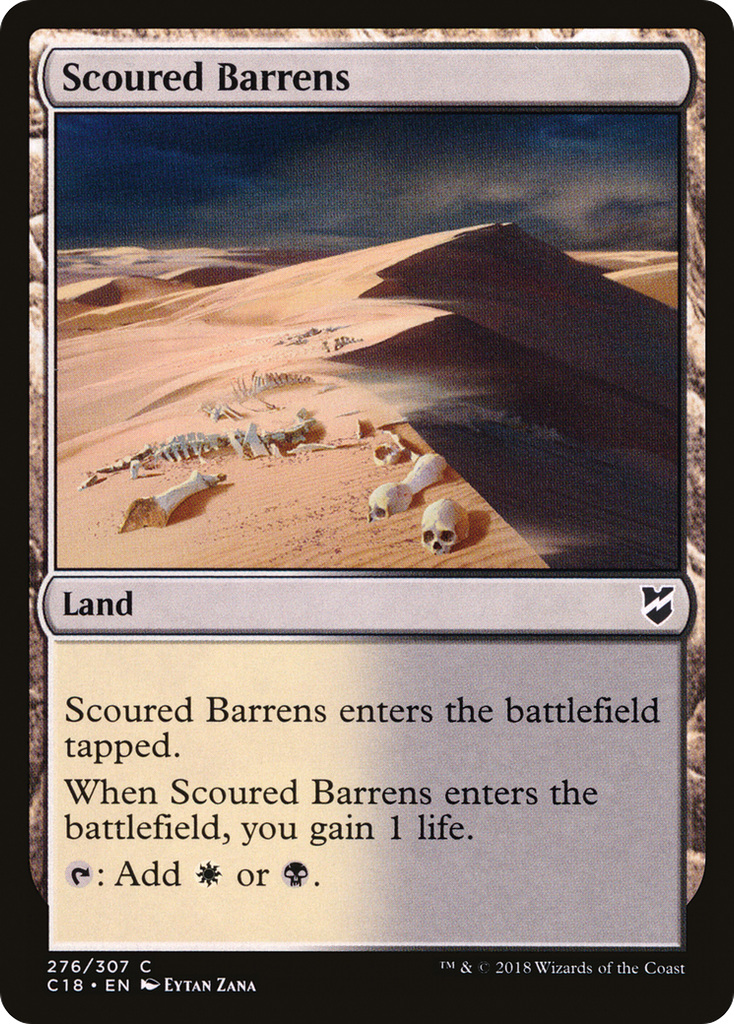 Magic: The Gathering - Scoured Barrens - Commander 2018