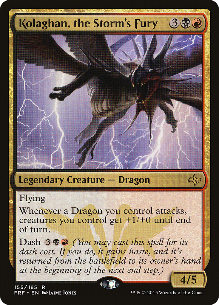 Magic: The Gathering - Kolaghan, the Storm's Fury - Fate Reforged