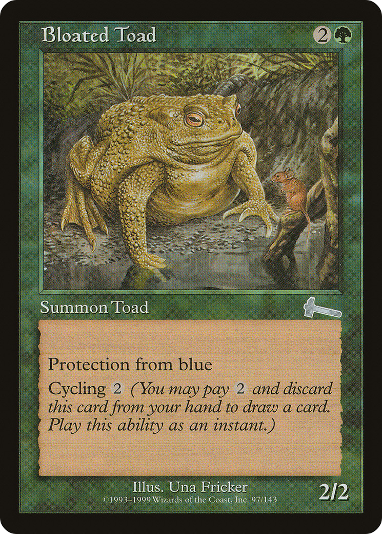 Magic: The Gathering - Bloated Toad - Urza's Legacy