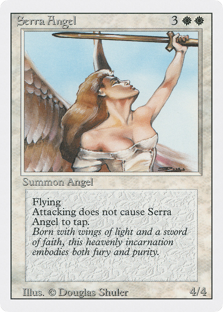 Magic: The Gathering - Serra Angel - Revised Edition