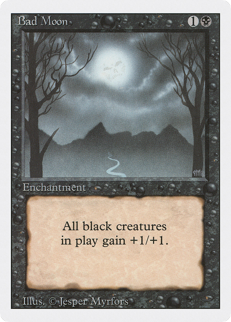Magic: The Gathering - Bad Moon - Revised Edition