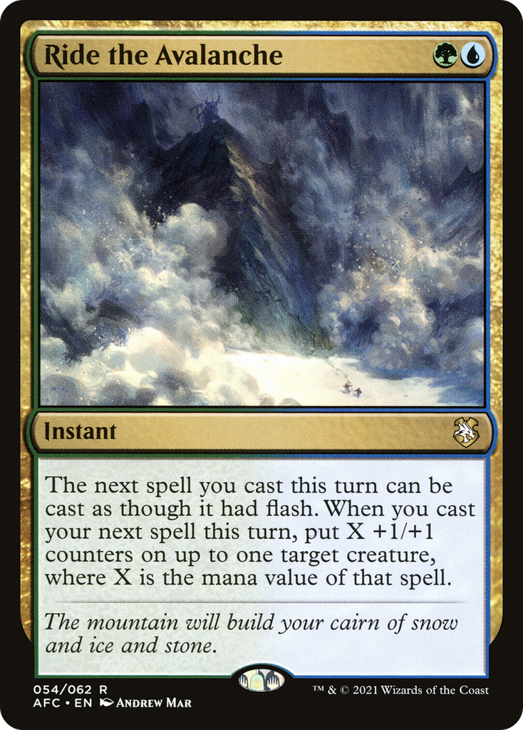 Magic: The Gathering - Ride the Avalanche - Forgotten Realms Commander