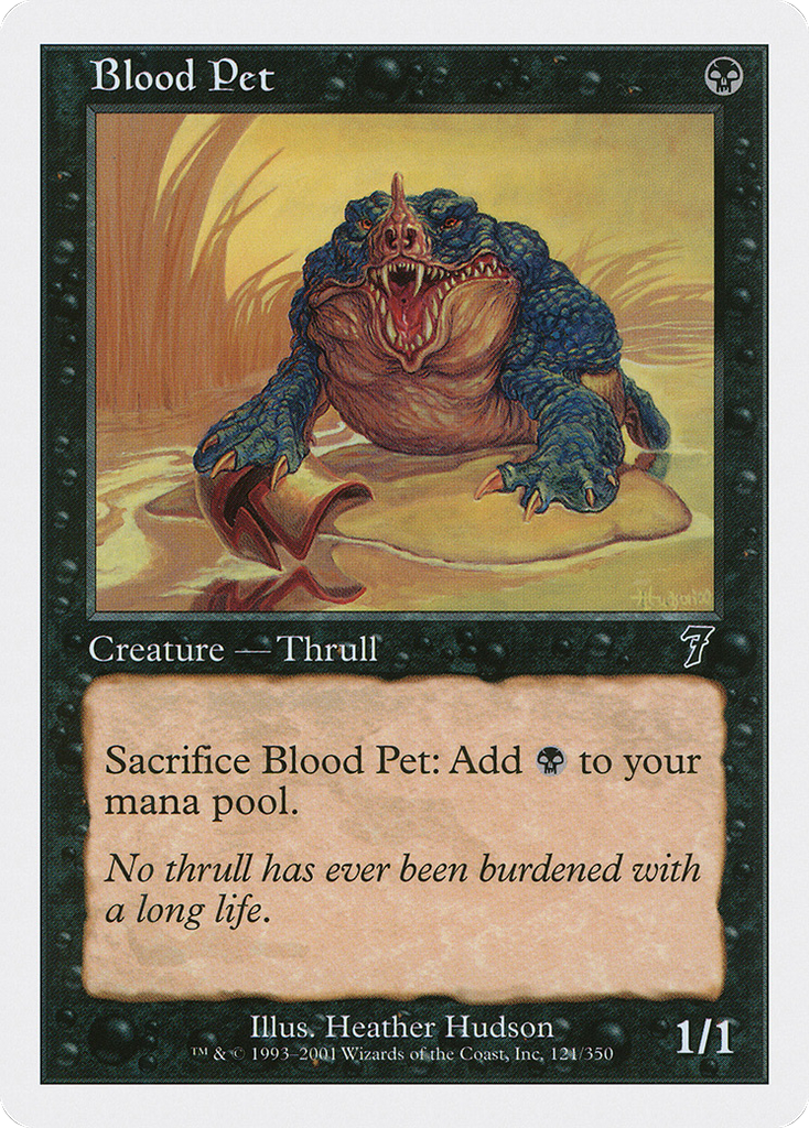 Magic: The Gathering - Blood Pet - Seventh Edition