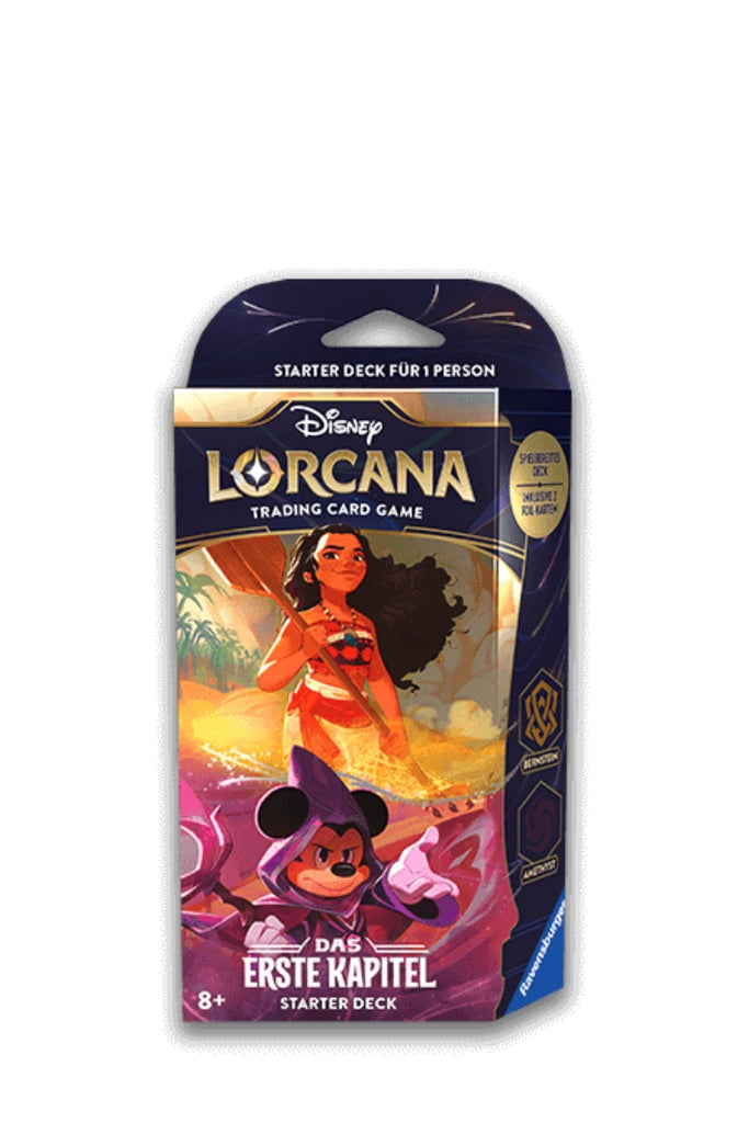 Disney Lorcana - Das Erste Kapitel Vaiana und Micky Starter Deck - Deutsch