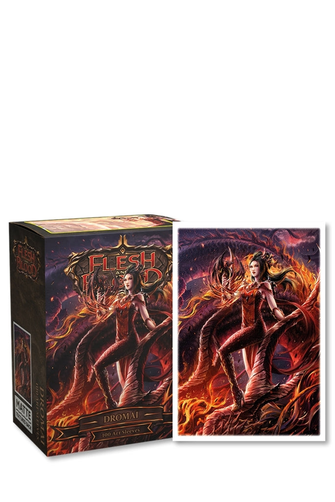 Dragon Shield - 100 Art Matte Sleeves Standardgrösse Flesh and Blood Uprising Dromai