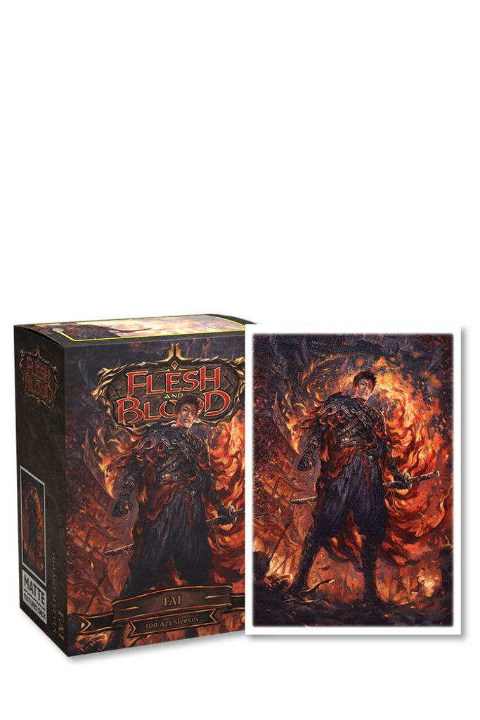 Dragon Shield - 100 Art Matte Sleeves Standardgrösse Flesh and Blood Uprising Fai
