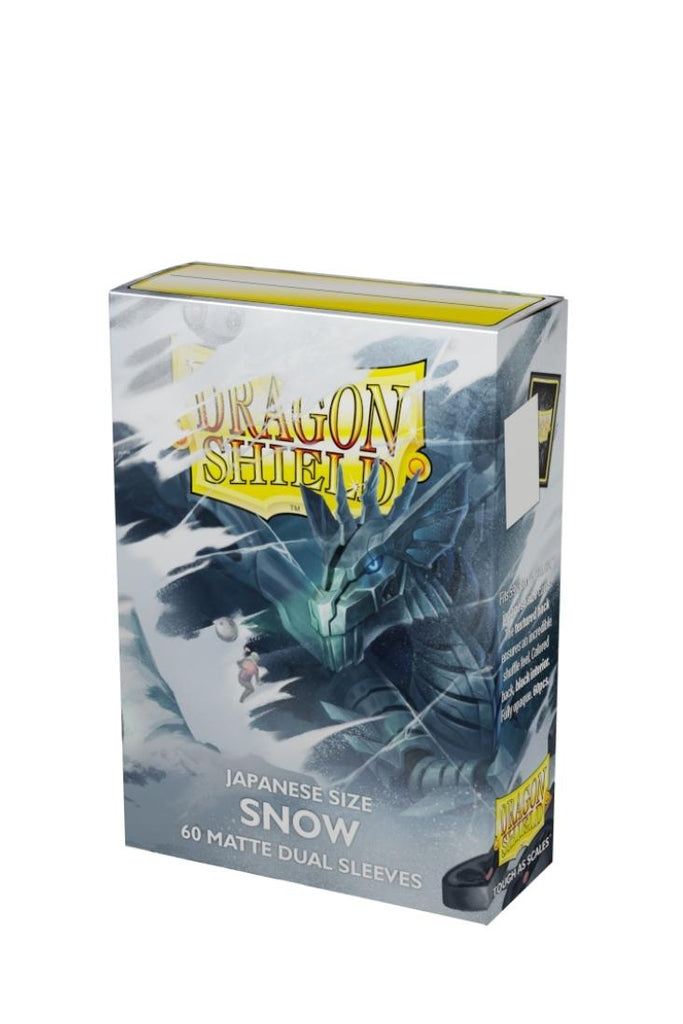 Dragon Shield - 60 Dual Matte Sleeves Japanische Grösse - Snow