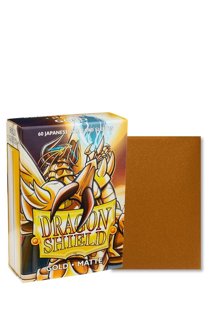 Dragon Shield - 60 Sleeves Japanische Grösse - Matte Gold