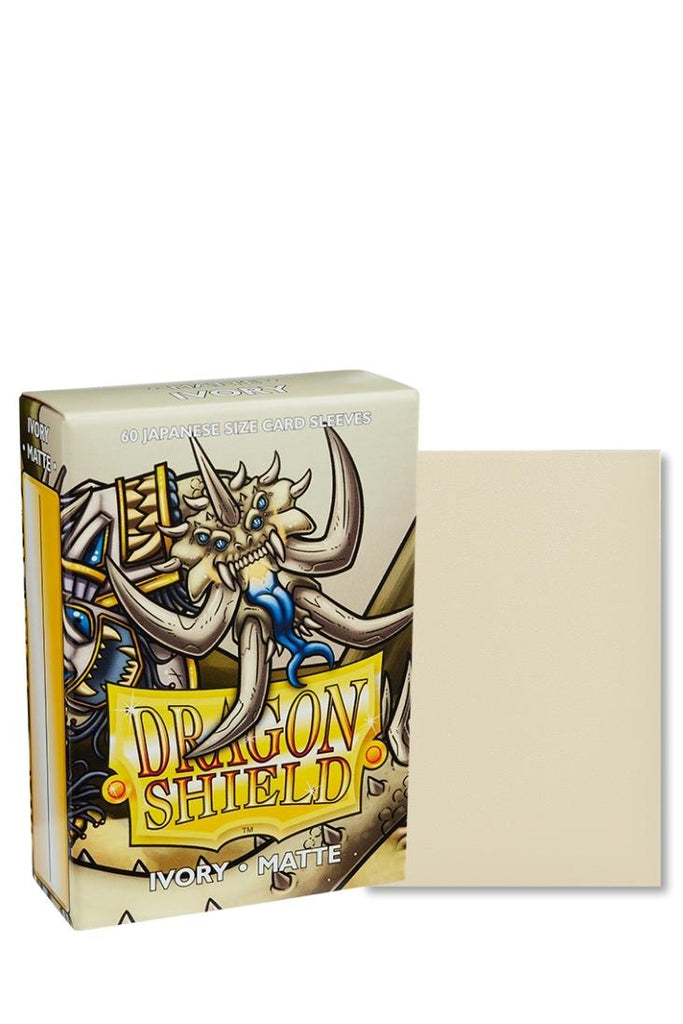Dragon Shield - 60 Sleeves Japanische Grösse - Matte Ivory