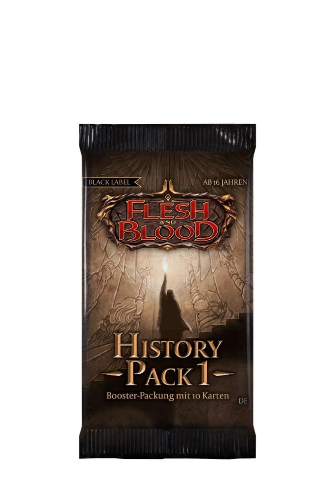 Flesh and Blood - History Pack 1 Black Label Booster - Deutsch