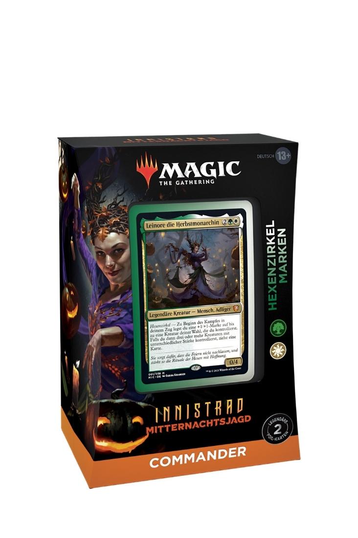 Magic: The Gathering - Innistrad Mitternachtsjagd Commander Hexenzirkel Marken - Deutsch