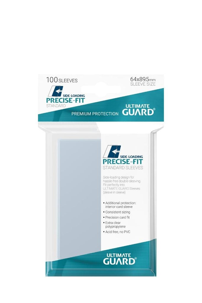Ultimate Guard - 100 Precise-Fit Sleeves Standardgrösse Sideloading - Transparent