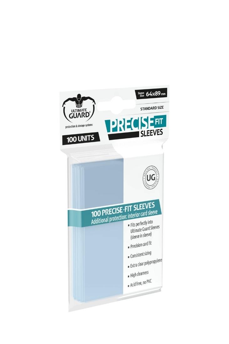 Ultimate Guard - 100 Precise-Fit Sleeves Standardgrösse Toploading - Transparent