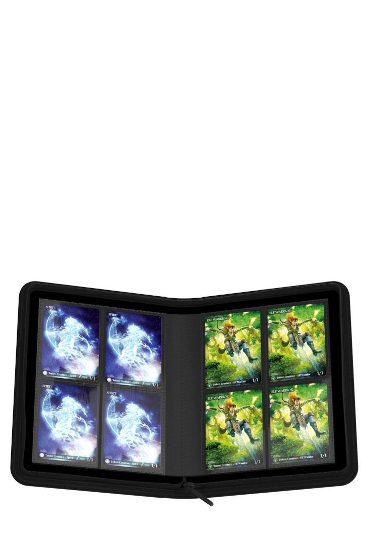 Ultimate Guard - Zipfolio 160 - 8-Pocket XenoSkin - Schwarz